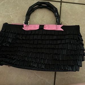 Cute ruffle bow bag